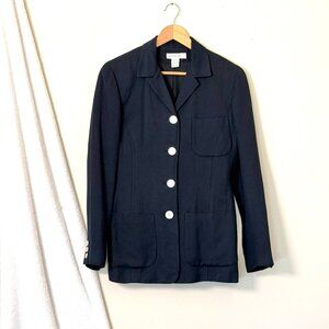 Ann Taylor Dark Navy Blazer Size 4